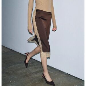 LACE MIDI SKIRT ZW COLLECTION